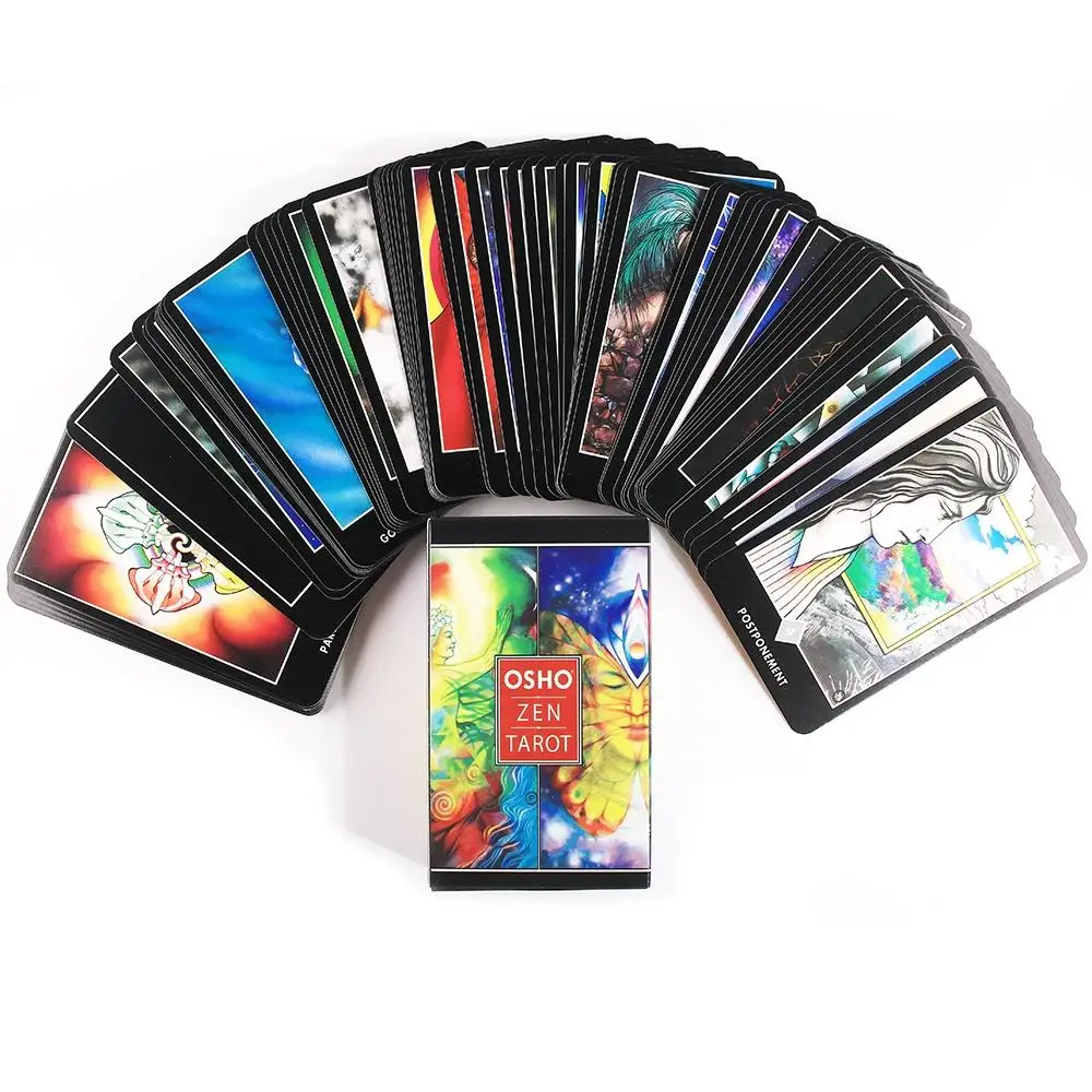 

Osho Zen Tarot Cards PDF Guidebook English Version Oracle Deck Board Game for Party