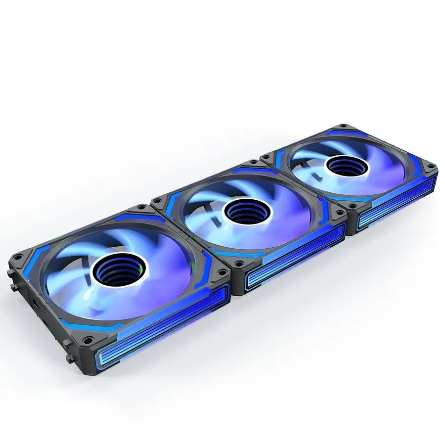 

Вентилятор для корпуса COSMIQ 120 мм, вентилятор Infinity Mirror FDB с обратным вращением, с разъемом 5V 3PIN и мини-контроллером, 2000 об/мин и 68.5 CFM, модель Da