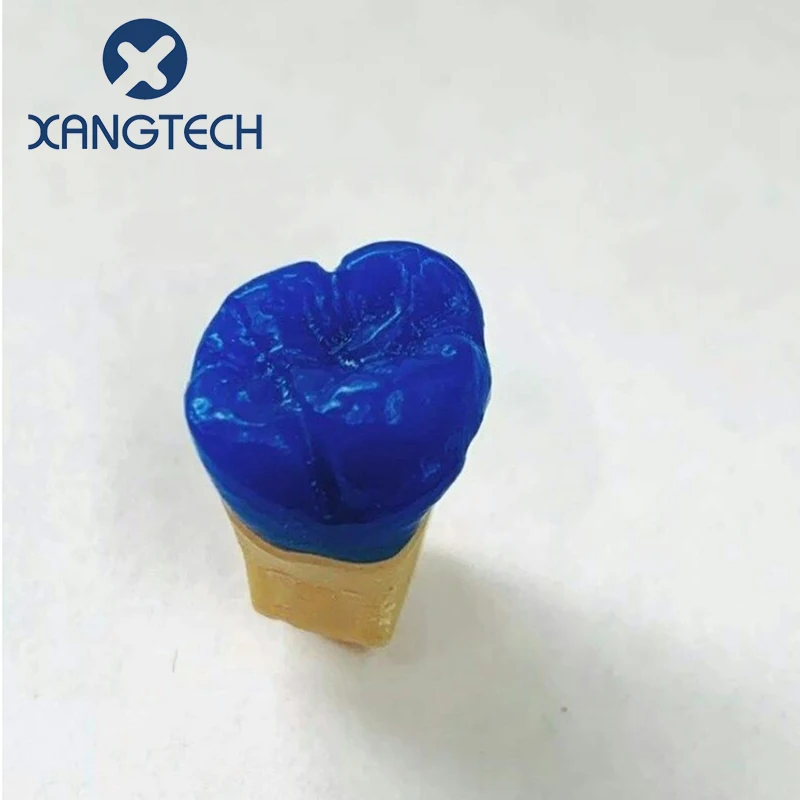 XANGTECH-Discos de bloque de cera azul, sistema abierto Cad Cam para dentadura, 2 piezas, Amann Girrbach