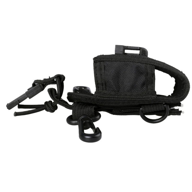 Interphone Storage Two Way Radio Holder Holsters Nylon Belt Case Bag with Adjustable Shoulder Strap