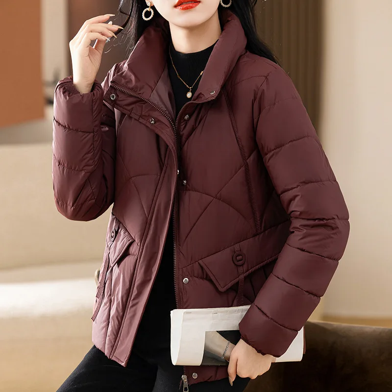 Women Winter Jackets Korean Loose Thicken Short Padded Coat Women Parka Casual Outwear Warm Down Cotton Jacket Female Outwear