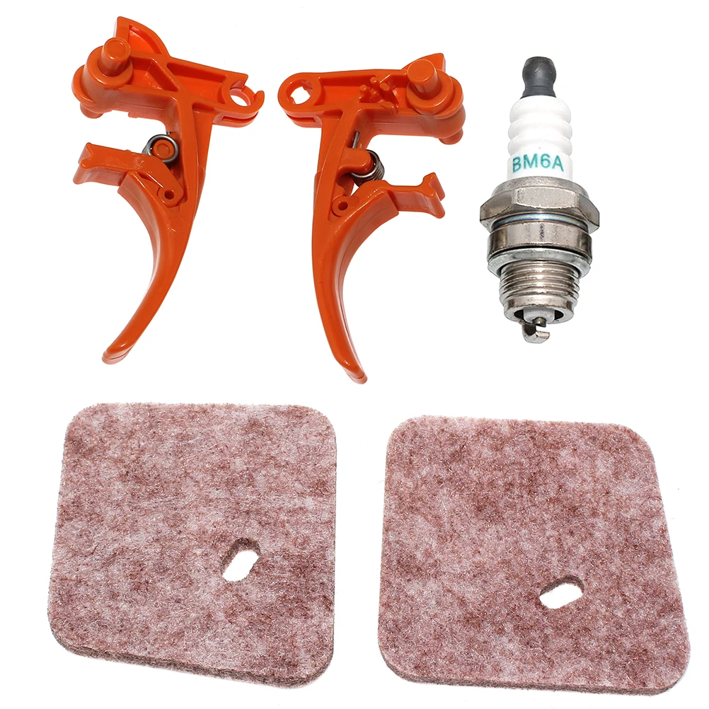 Throttle trigger For Stihl FC55 FC55Z FC55-DZ FS38 FS38 2-Mix FS45 FS45C FS46 FS55 FS55R FS55R 2-Mix FS55T HL45 HL45Z KM55