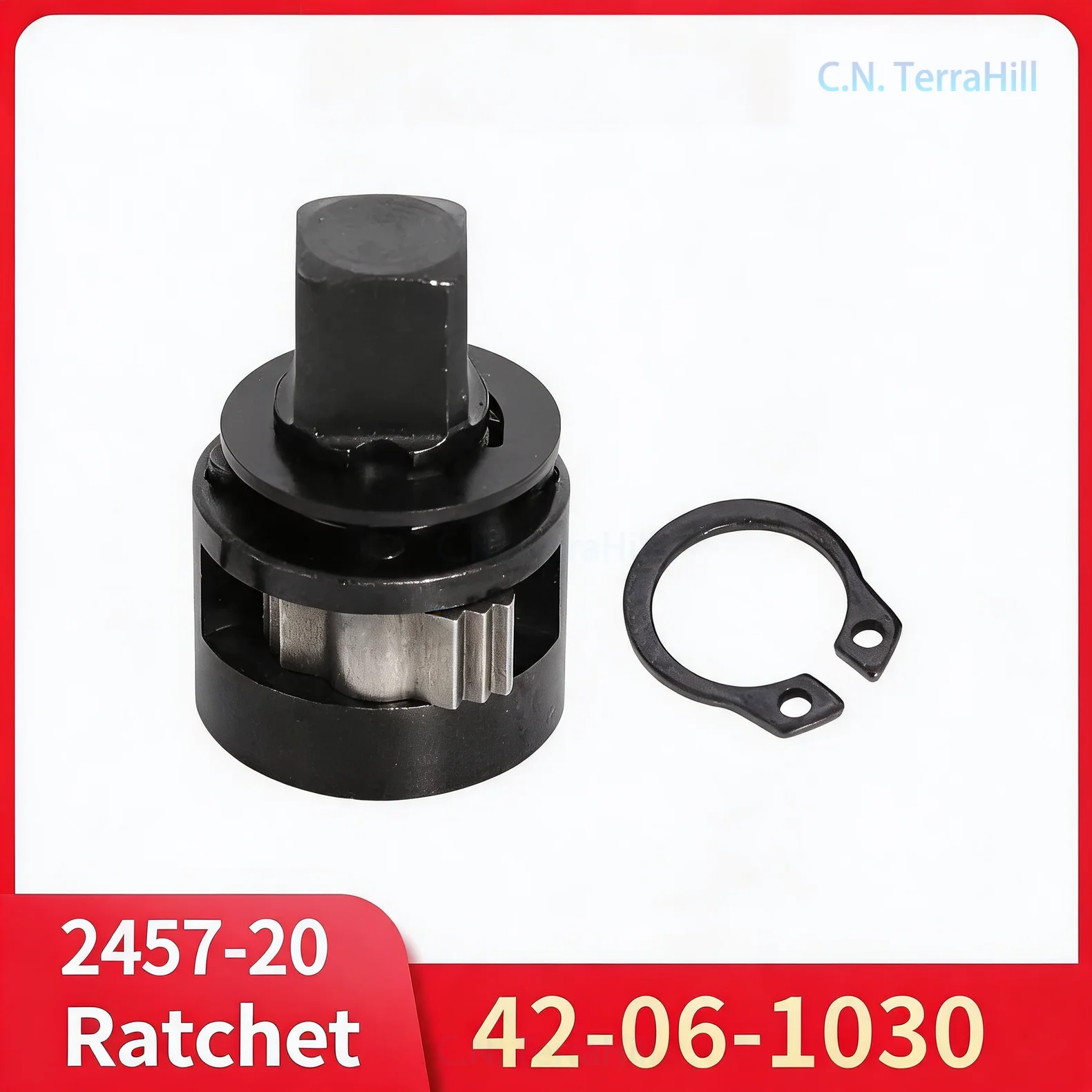 42-06-1030 Ratchet Head Replacement Compatible with Milwaukee 2457-20 Cordless Ratchet Wrench Power Tool Accessory