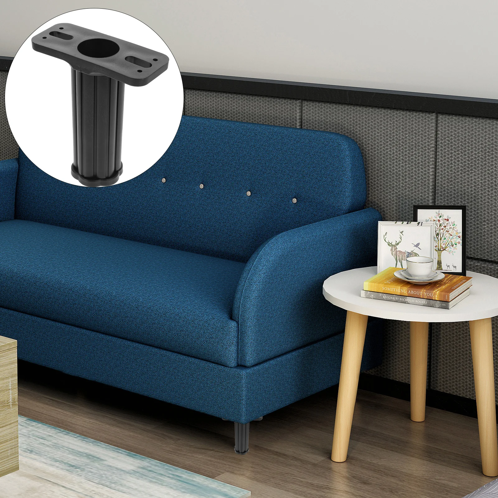 

Adjustable Table Leg Furniture Leg Extender Durable Polished Finish Easy Install Disassemble Table Height Extenders