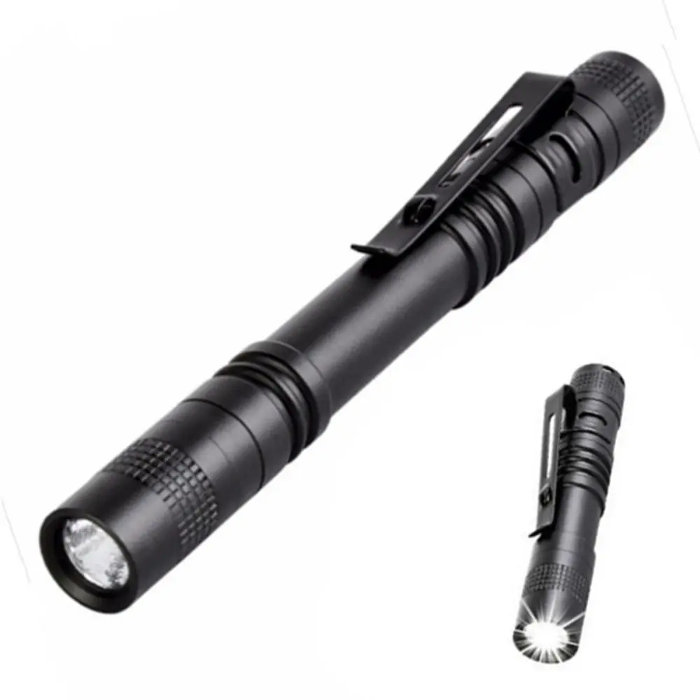 Waterproof Pen Shape Flashlight Mini Portable Strong Light Flashlight LED Pen Clip Lighting Tool Small Flashlight Outdoor