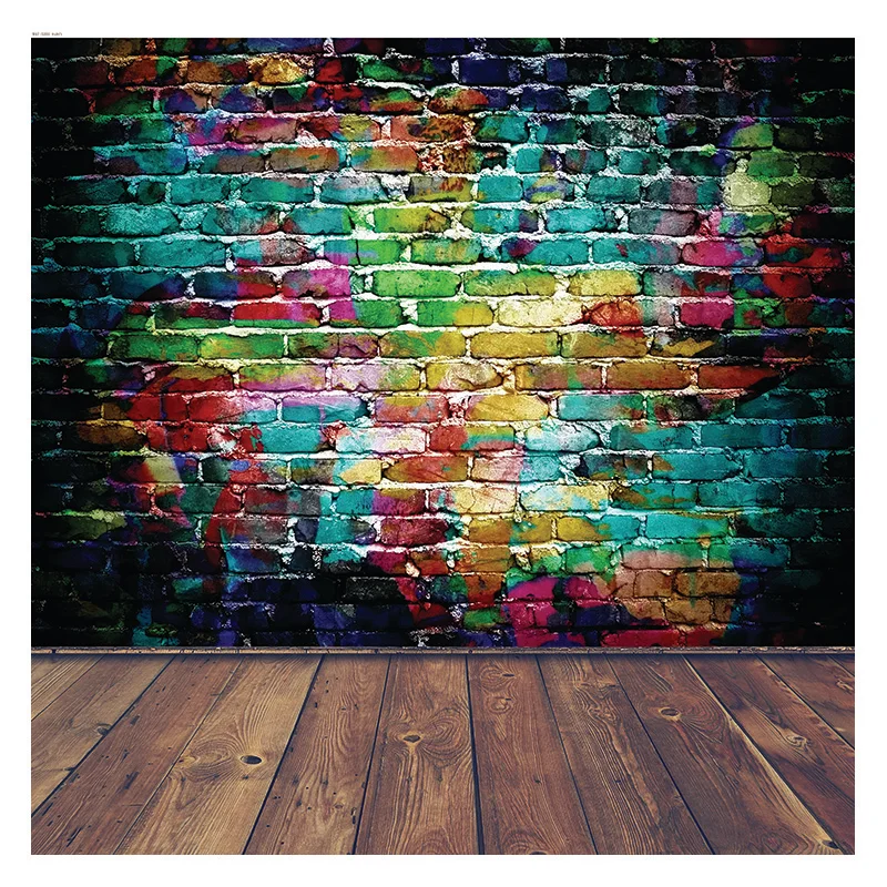 ZHISUXI Friends Theme Photography Backdrops Pub 80s 90s Birthday Party Photoshoot Brick Wall Studio Background Props BW-31