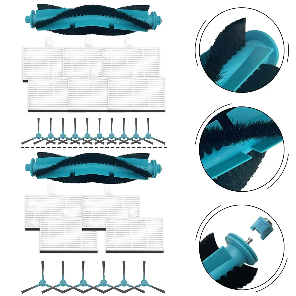 Para mamibot exvac700 pioneiro peças acessórios principal escova lateral kit de filtro suprimentos domésticos conjunto limpeza