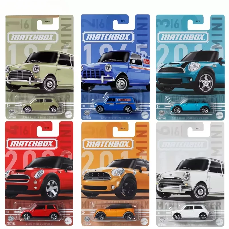 Caja de cerillas Original de por vida, serie alemana, modelos de coches 1/64, 2003 Mini Cooper S Cabrio Countryman, juguetes para niños, regalo de automóvil de Metal