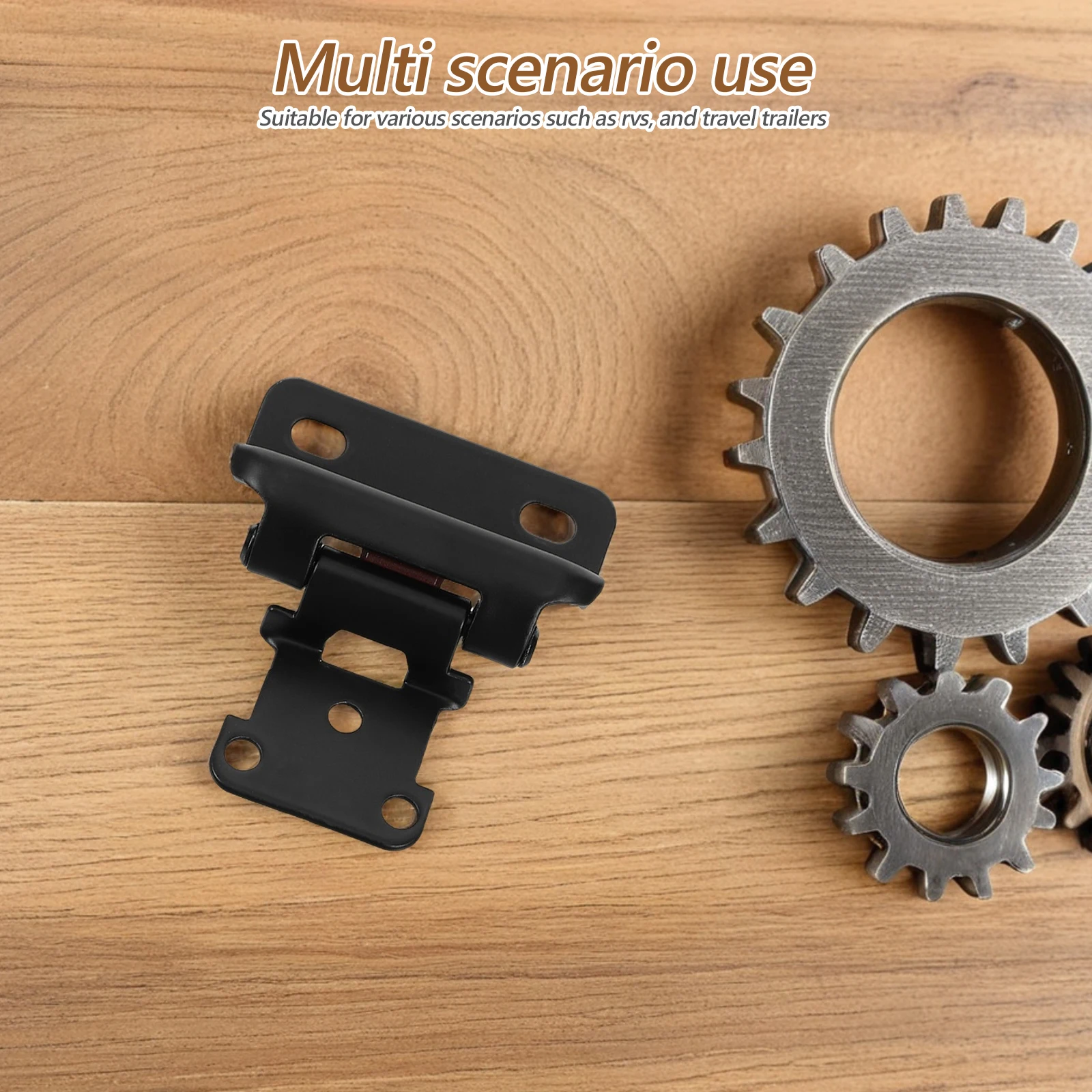 

4pcs Rv Cabinet Hinges Heavy Duty Self-Closing Semi-Concealed Design For Campers Travel Trailers Durable Inset Hardware Soft