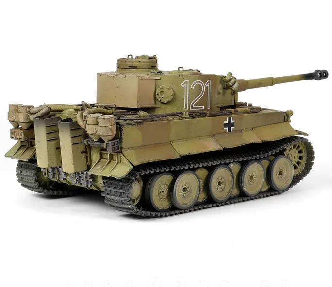 Valorfov 1/32 #121 ww2 german tunixia german sd.kfz.181 pzkpfw vi Tiger ausfの強制的。ビッグタンクダイキャストコレクションモデル