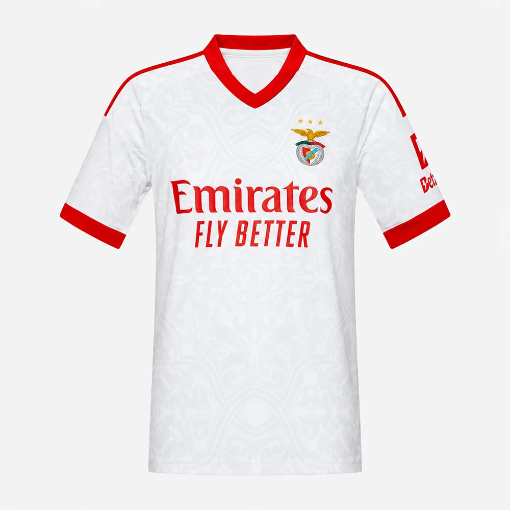 2026/27 New Benfica Away Soccer Jersey Men Kids Short Sleeve Football Shirt Breathable Sports Uniform For Adults & Children