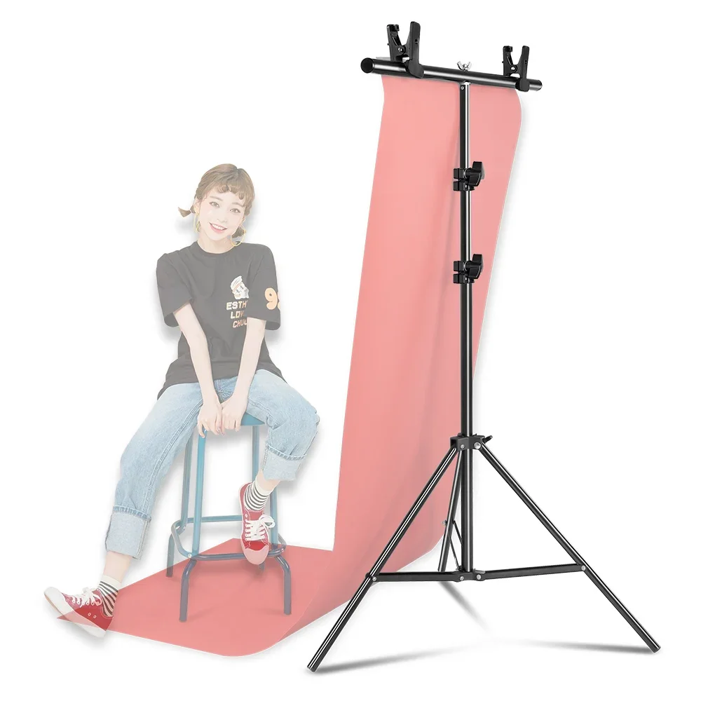 SH Photography1.5*2/2*2M T-Form Hintergrund Hintergrund Stehen Rahmen Unterstützung System Kit Für Foto studio Video Chroma Schlüssel Mit Party