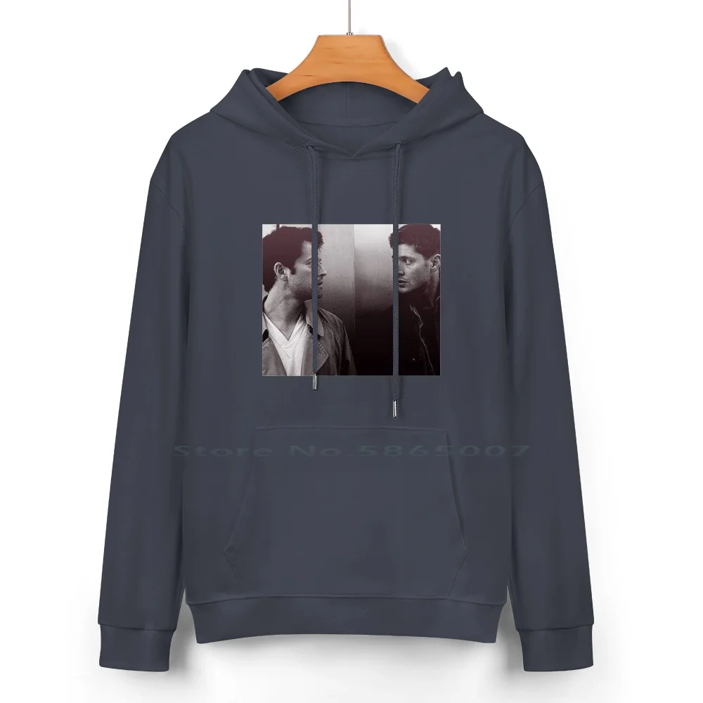 Destiel Cotton Hoodie Sweater 24 Colors Supernatural Spn Dean Winchester Castiel Destiel Ship Fandom Tumblr Sam Winchester