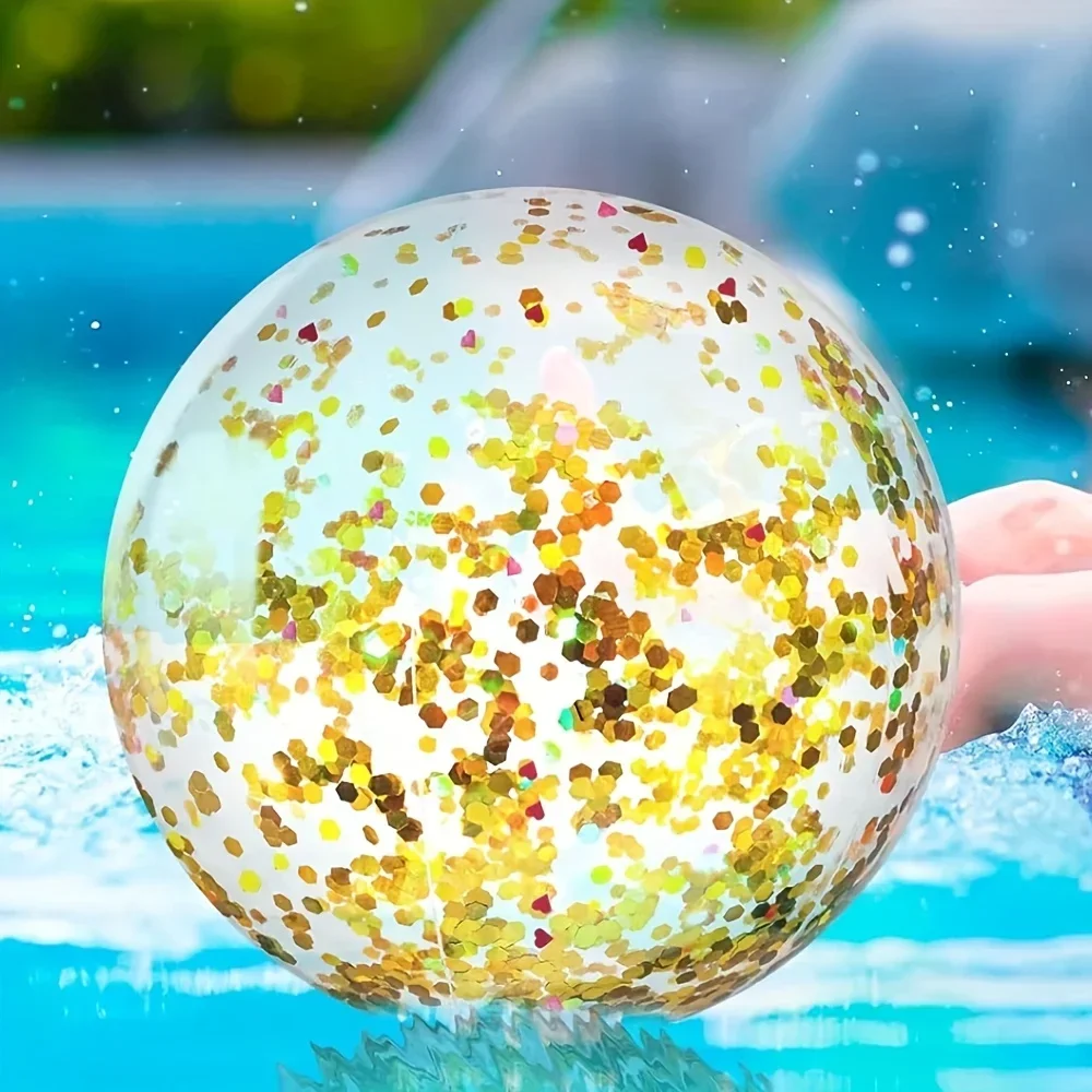 Ein aufblasbarer Wasserball, Poolparty, Wassersport, Schwimmzubehör – Detail 5