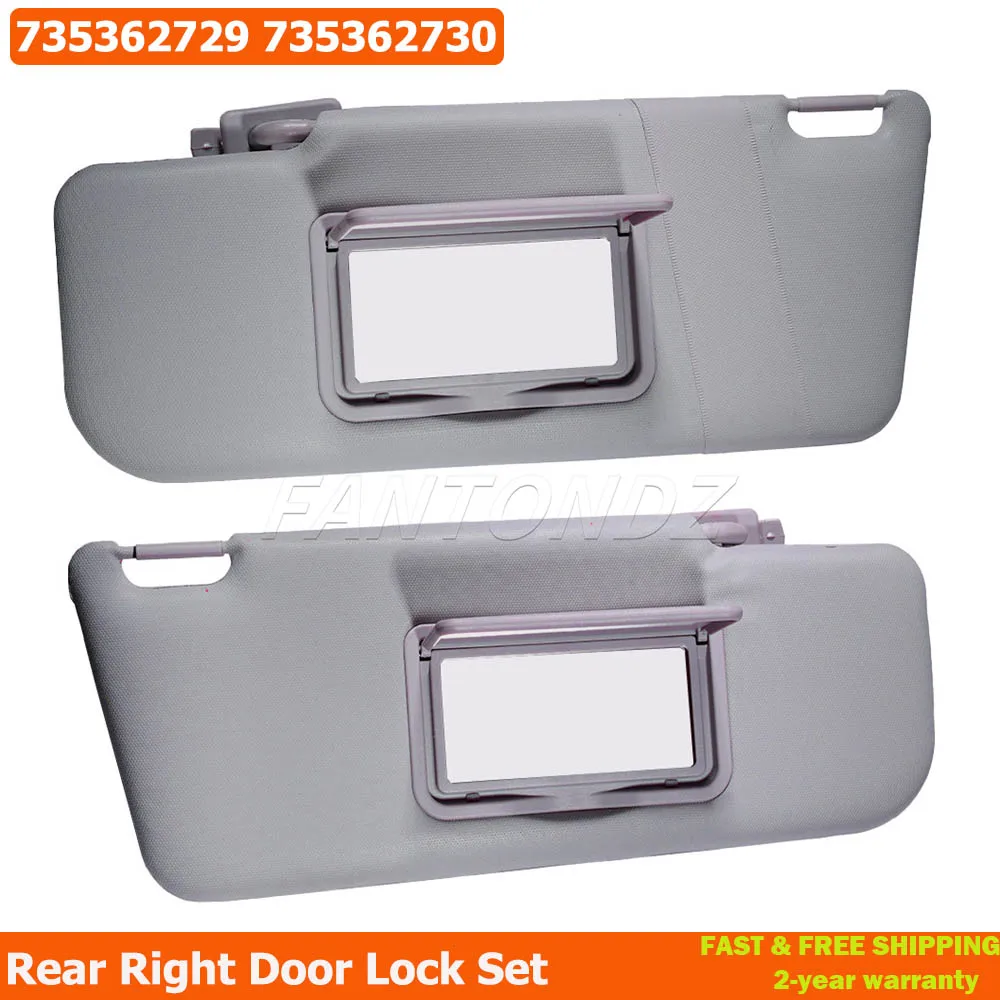 

For Fiat Panda Sun Visor Left Or Right With Mirror And Pocket For Fiat Panda 169 MK2 2003-2011 735362729 735362730