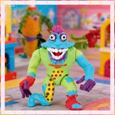 

Игрушка Playmates Ninja Turtles: Мутанты-черепахи, Серия Аниме, Металлическая игрушка-драконьи чешуйки, Антракс, Хромированный Купол, Подарок для детей