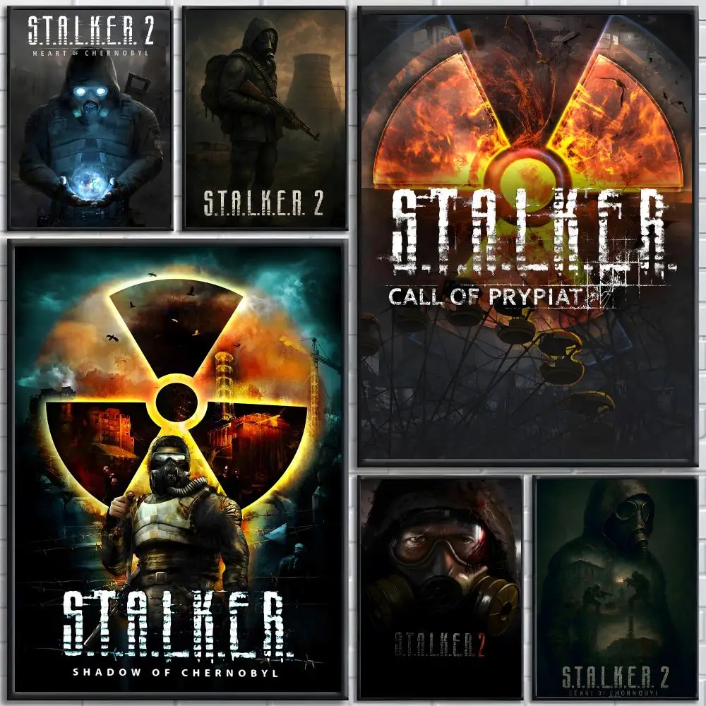 Game STALKER 2 Poster High-quality wall art posters, suitable for home offices, bedrooms, and living rooms.