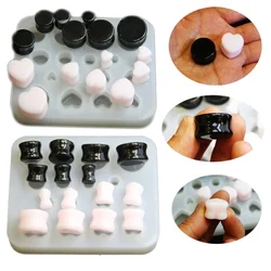 DIY Silicone Molds Unique DIY Ear Stretching Mold Earlobe Stretching Accessory Silicone Jewelry Mould for Ear Stretching