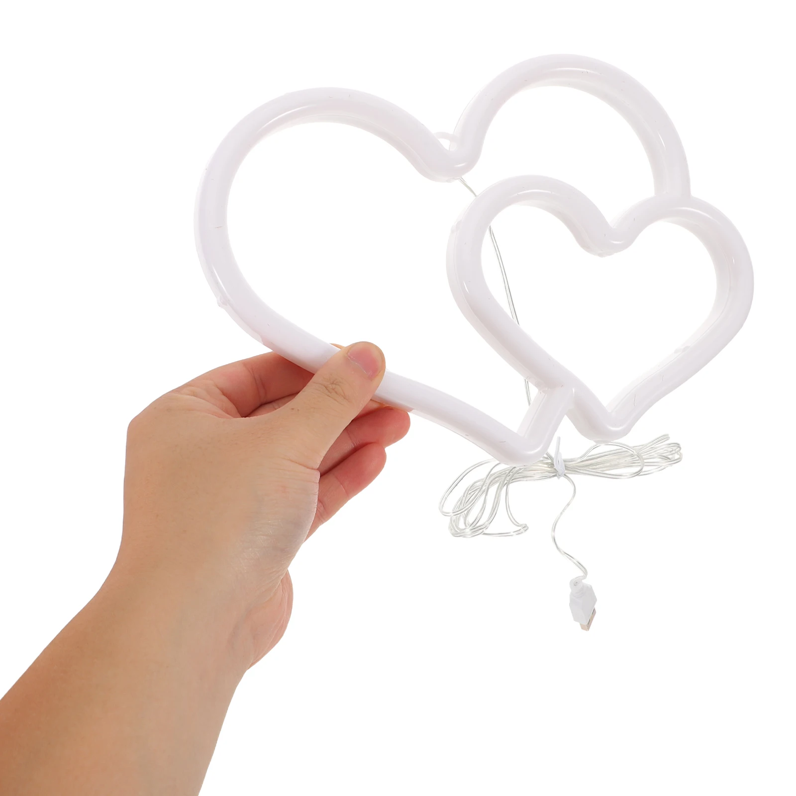 

Heart Neon Light Sign Led Night Lamp Usb Powered Bedroom Decor For Valentine’S Day Wedding Party Room Decoration Lights