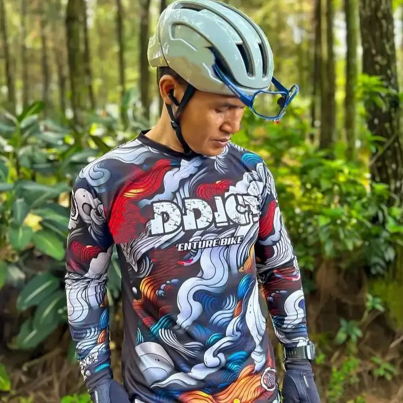 2025 camiseta todoterreno Mtb motocross camiseta para descensos mx bicicleta equipo ciclismo enduro maillot ciclismo hombre camiseta de ciclismo para hombre
