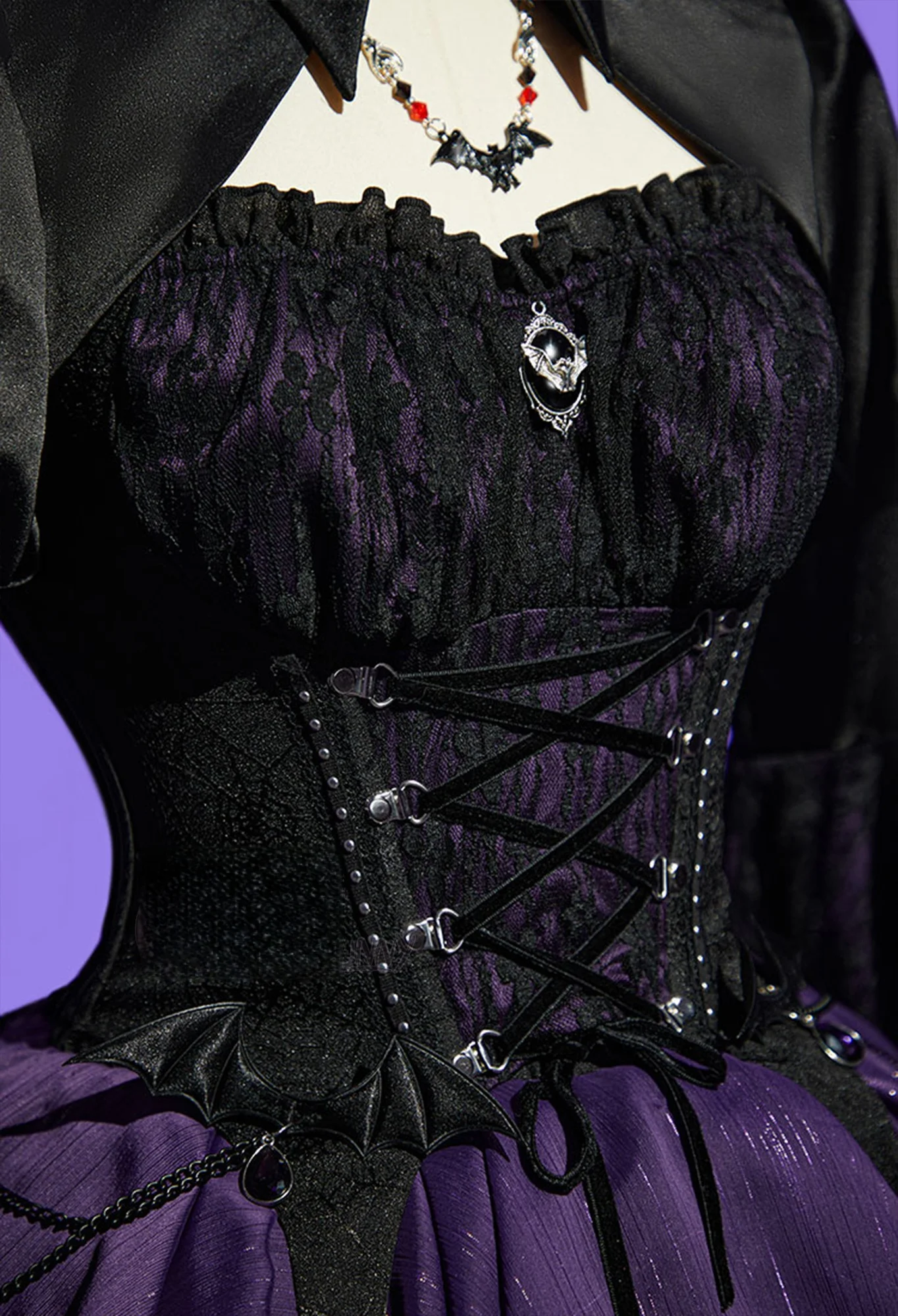 Disfraz de Elizabeth Cosplay Emily Halloween Navidad juego de exposición de cómic Anime monstruo Cosplay vestido alto S-XL vestido lindo recién