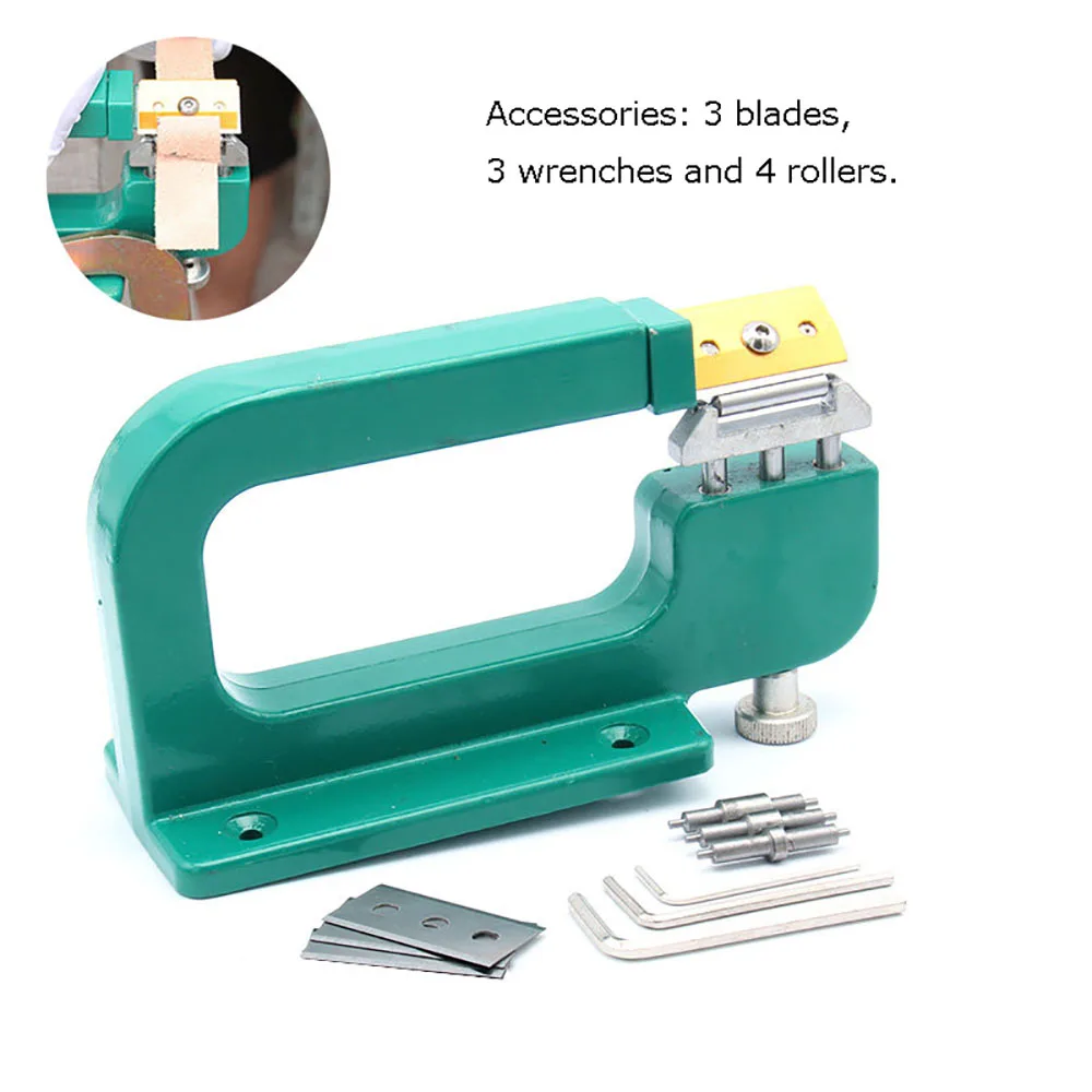 Multifunktionale Leder-Dünndrillmaschine, Tragbare Manuelle DIY-Schäl- und Dünndrillmaschine – Detail 3