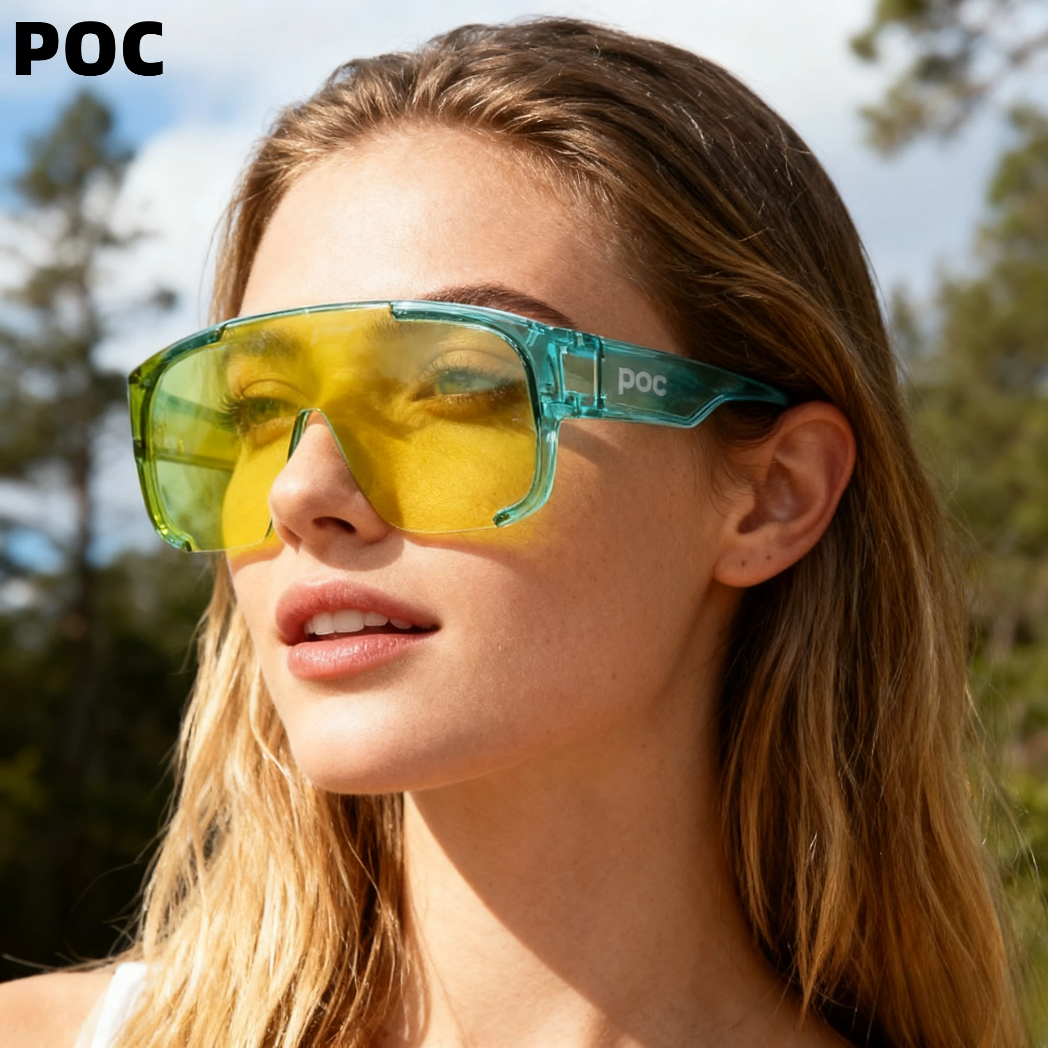 

POC sports cycling sunglasses Anti-UV outdoor cycling fashion glasses Outdoor cycling,running hiking eye protection equipment