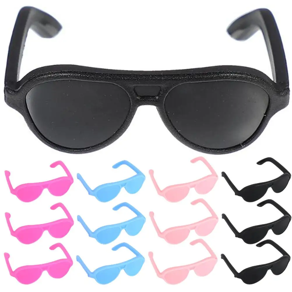 

100pcs Mini Accessories Fashionable Safe Material Sunglasses for Crafts Dress Up Costume Glasses Dollhouse Decorations