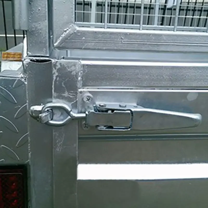 1pcs Heavy Duty Trailer Spring Hasp Container Door Handle Hasp Fastener Accessories, Truck Trailer Buckle Hasp Safety Latch
