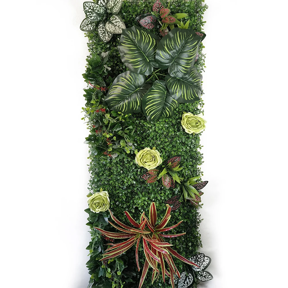 40X120Cm Kunstmatige Plant Wanddecoratie Simulatie Chlorophytum Comosum Gras Decoratie Tuin Hek Bruiloft Hotel Decoratie