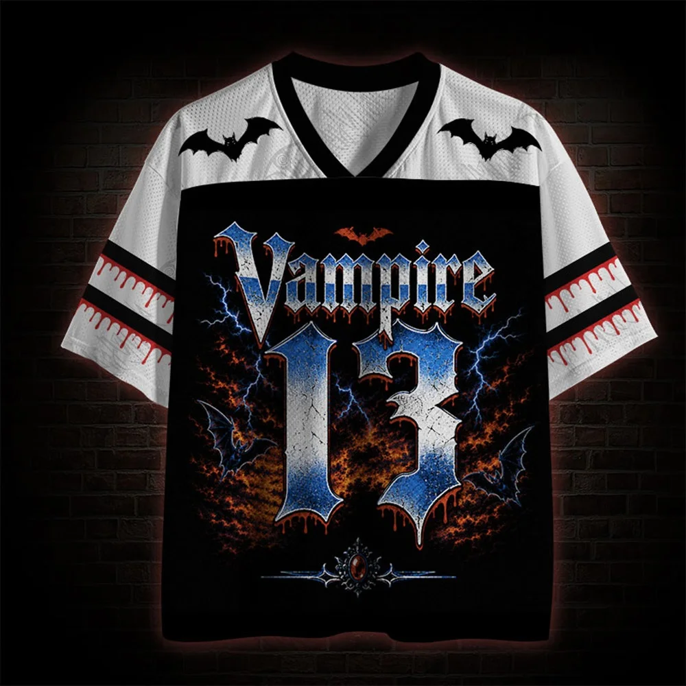 2026 New Nordic Mythical Theme Sports Fashion Short Sleeve V-neck Street View Clothing Mythical Fan Gifts T-shirt