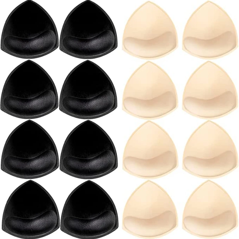 2pcs 3D Push Up Bra Pads Inserts Women Underwear Small Breast Lift Breathable Sponge Padded Bra Pad Lining Swimsuit Bra Insert