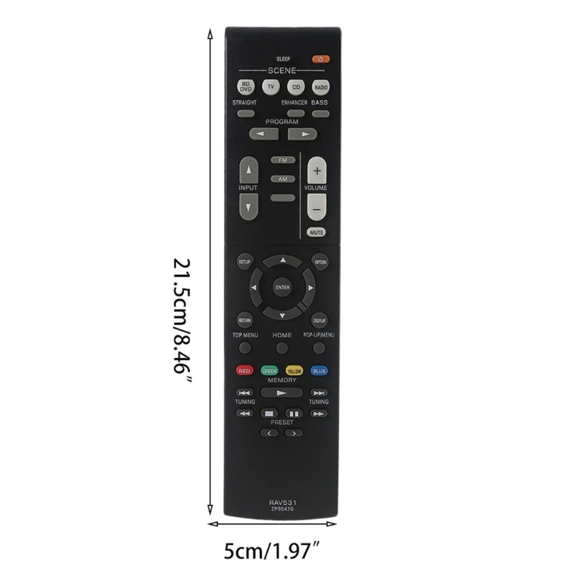 RAV531 ZP35470 Điều khiển từ xa cho đầu thu HTR-4071 RX-V483 RX-VX