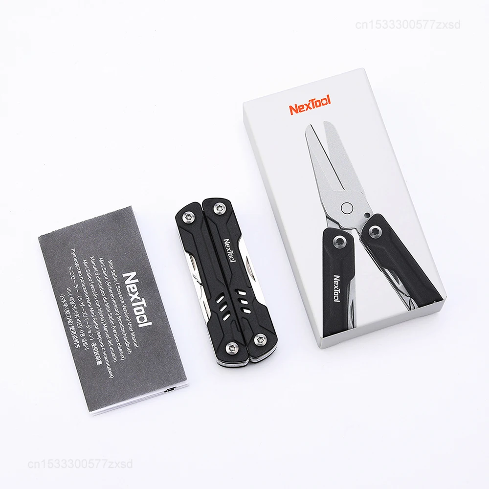 NexTool Mini Sailor Scissors Version 10 In 1 EDC Multitools Hand Pliers Tool Mini Pocket Folding Knife Card Needle Fish Scissors