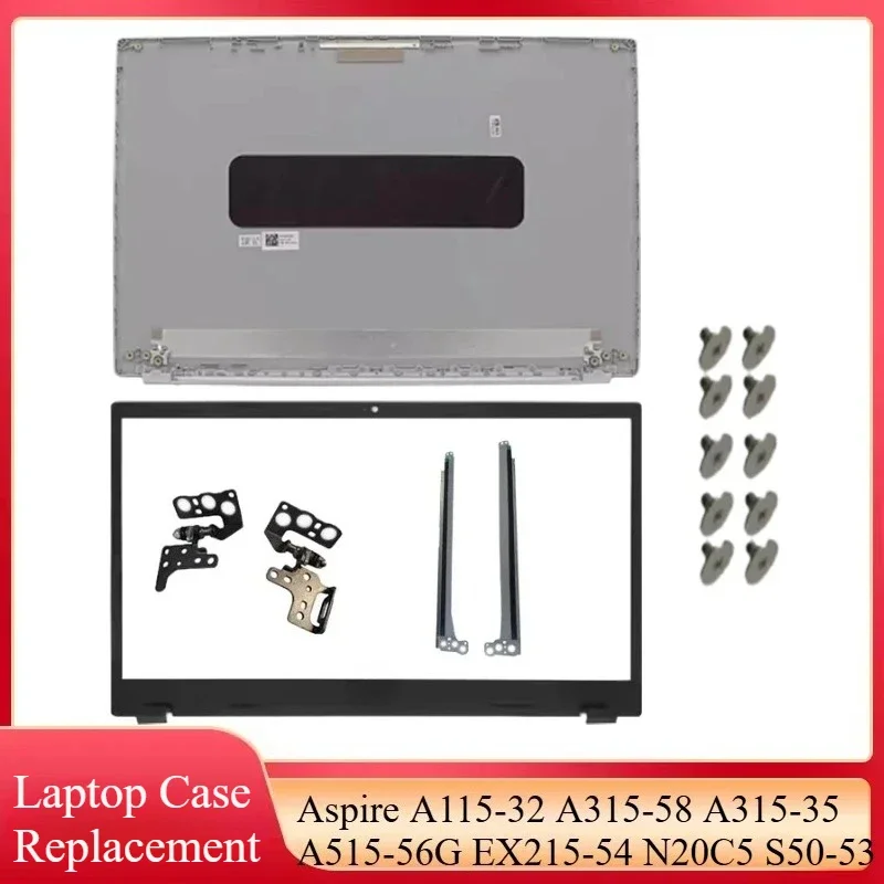 

New For Aspire A115-32 A315-58 A315-35 A515-56G EX215-54 N20C5 S50-53 LCD Back Cover Front Bezel Case Hinges Screen Lid Bracket