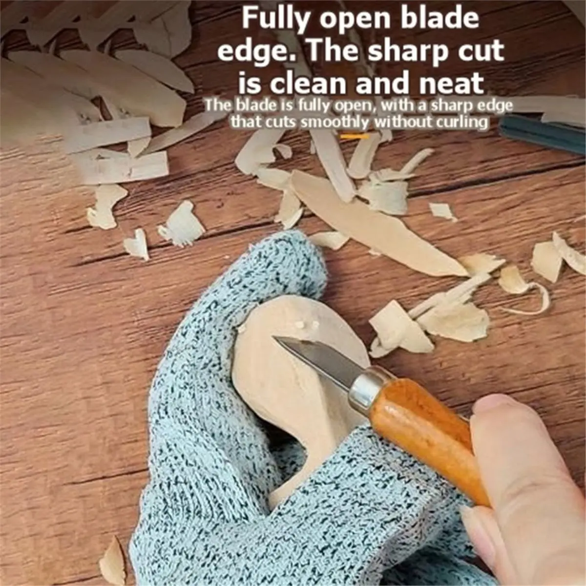 DT38 23Pcs Wooden Carving Chisel Set, Woodworking Tools with Pouch for Carving Projects,Ideal for Beginners and Professionals