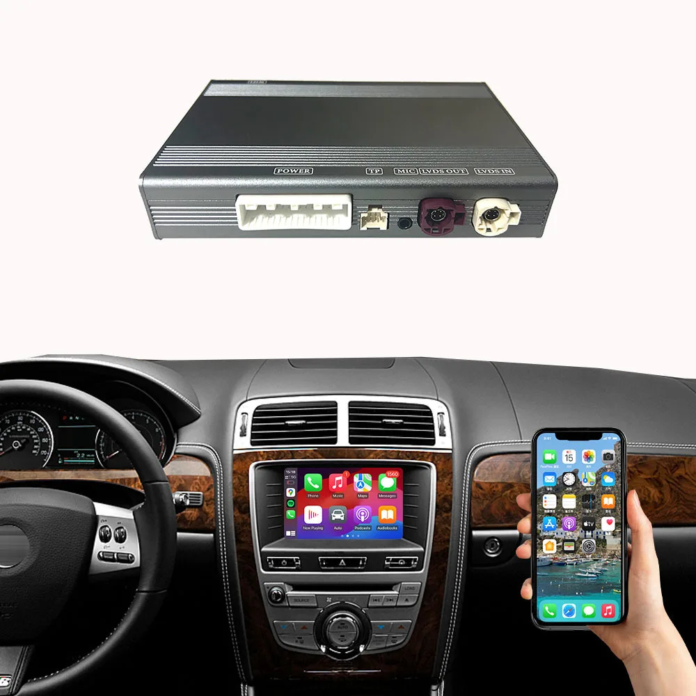 MMI Wireless Carplay Smart Box for XK 2009-2014 Android Auto Multimedia Navigation Mirror Link Original Screen