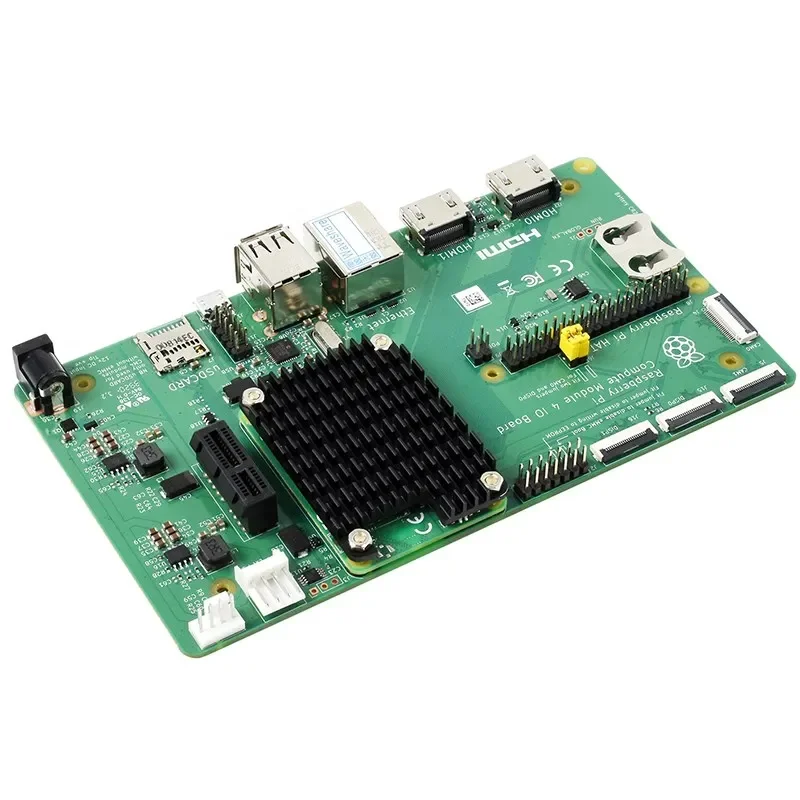 Радиатор из алюминиевого сплава Raspberry Pi CM4 с силиконовой теплоотдачей, радиатор для вычислительного модуля Raspberry Pi 4