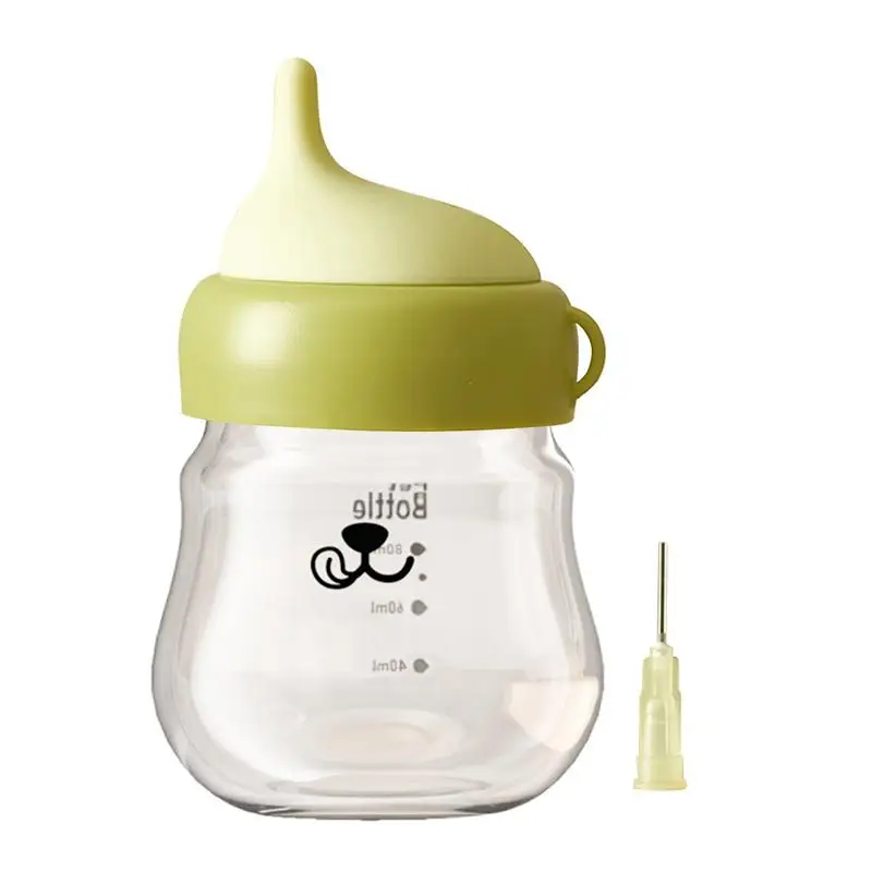 Pet Feeding Bottle Anti Choking Puppy Feeder Nursing Pet Bottle Adjustable Kitten Milk Feeder Cat Baby Nursing Feeder For Small