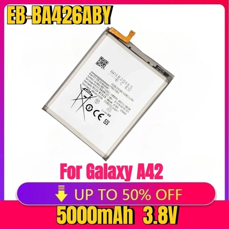 

New EB-BA426ABY 5000mAh High Quality Replacement Battery For Galaxy A42 A72 A32 5G SM-A326B A426B A726BMobile Phone