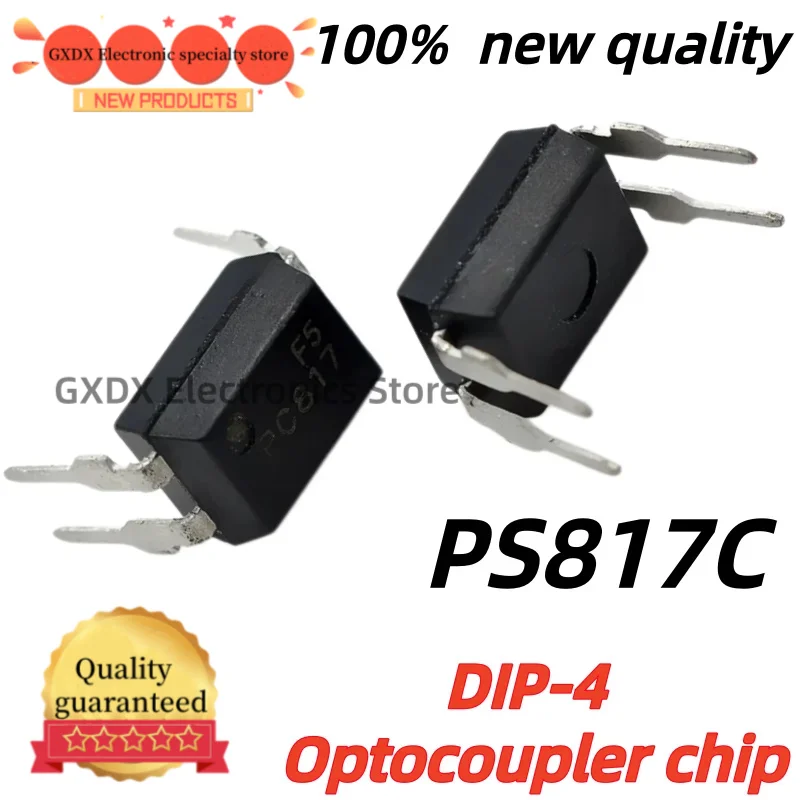 20-50-100piezas/lote 100% nuevo quality PC817C DIP4 PS817C 817C PC817 DIP-4 NEW Optocoupler