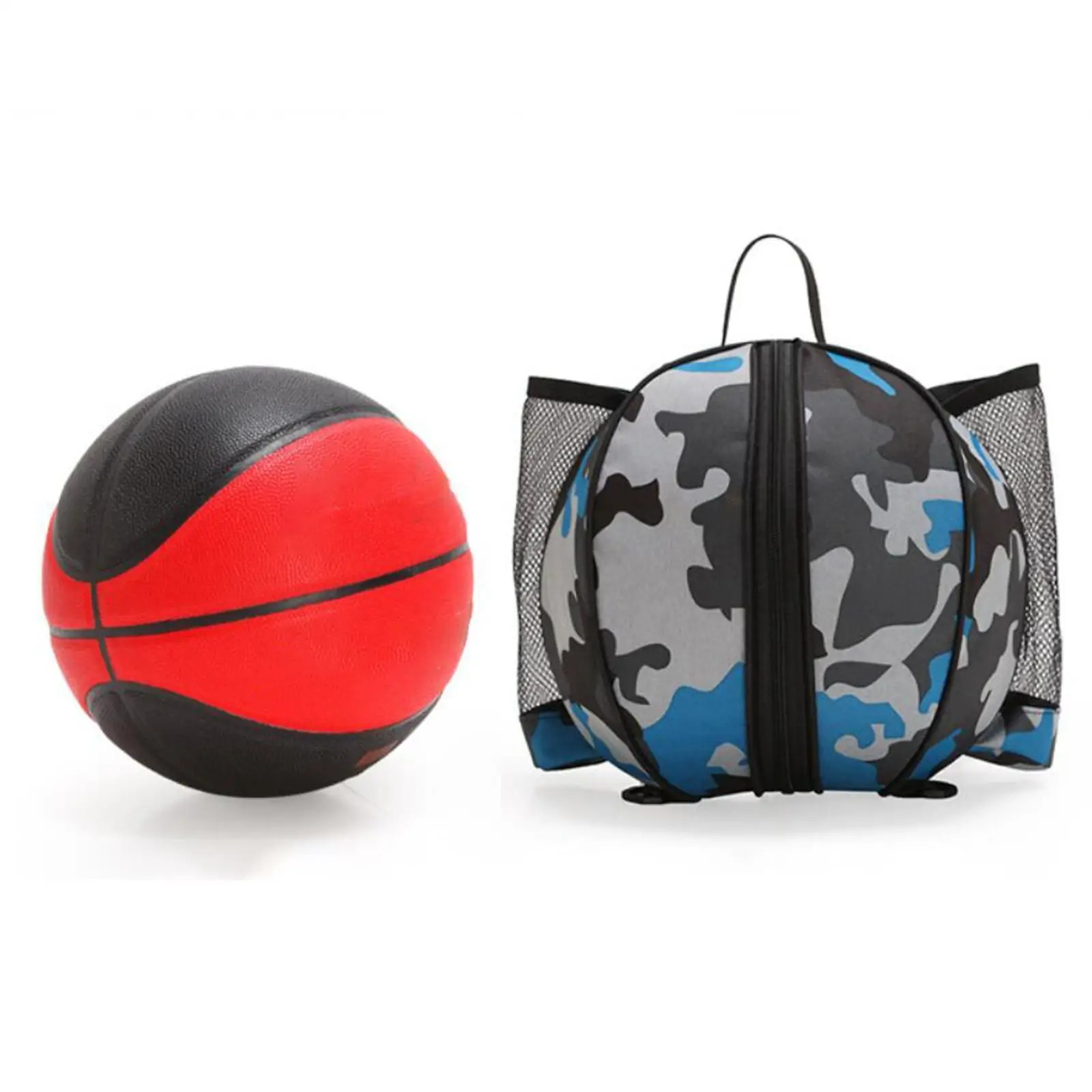 Basketball Bag Waterproof Backpack Oxford Cloth Mesh Pockets Football Volleyball Training Shoulder Backpack Ball Storage Bag