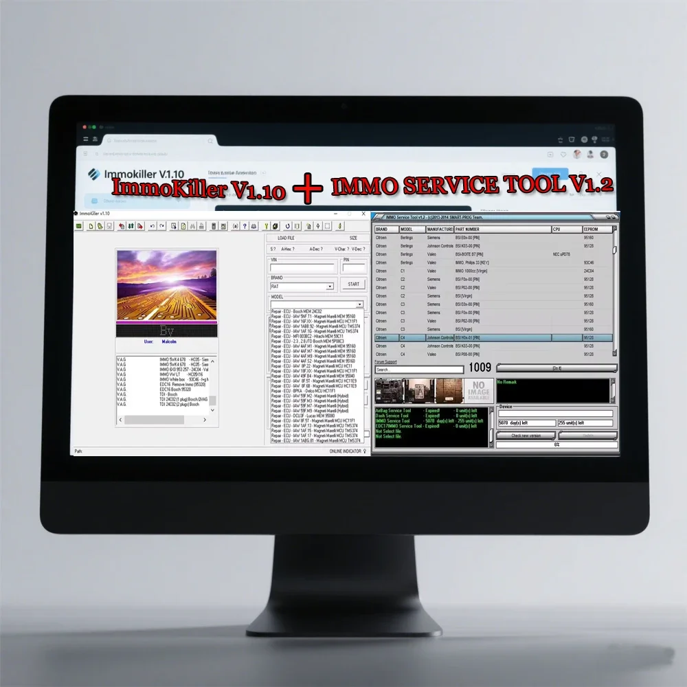 

ImmoKiller V1.10 ECU Programmer IMMO Service Tool V1.2 - New IMMO off Software 2-in-1 2025 Year hot sell