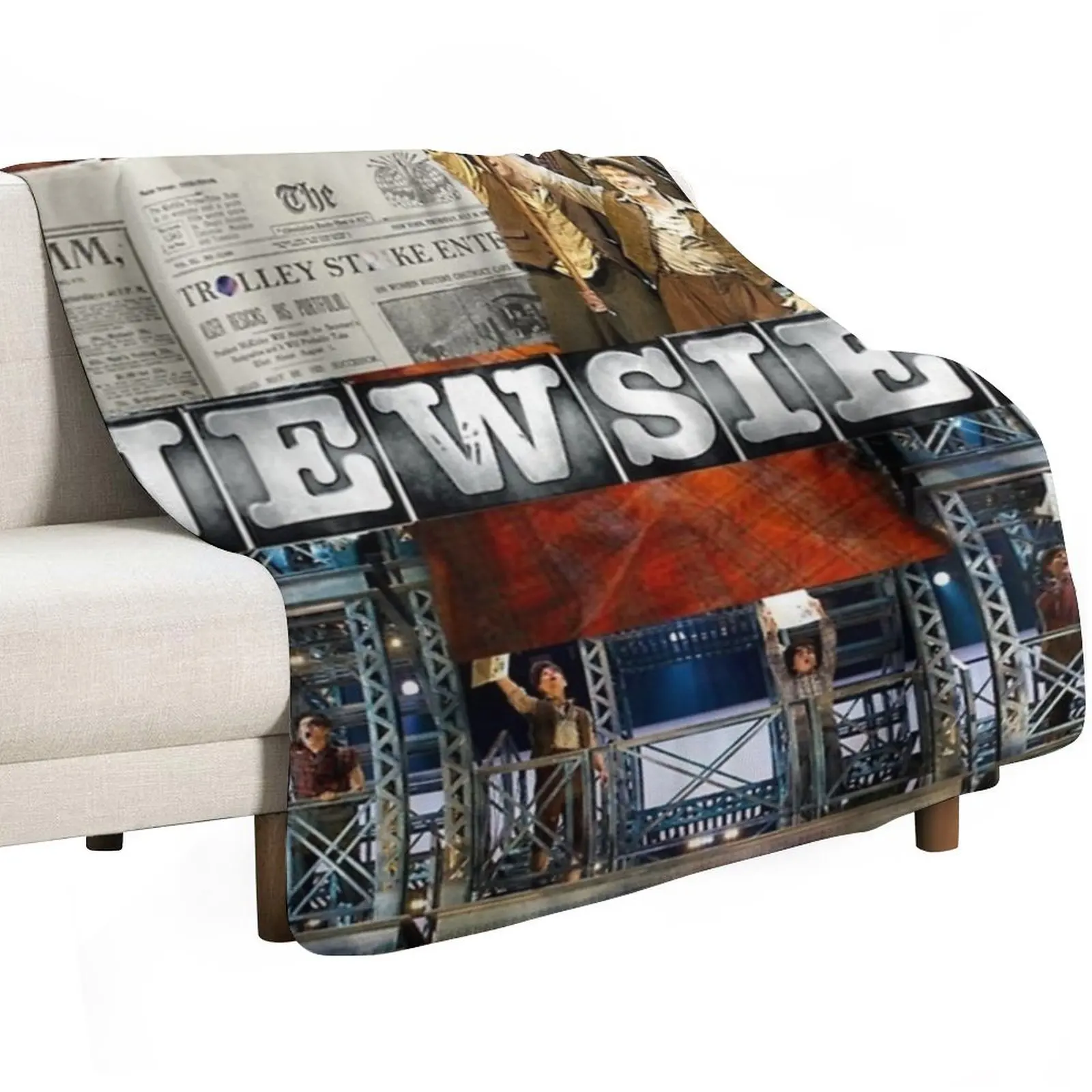 Newsie Throw Blanket Sofas heavy to sleep Baby Shaggy Sofa Quilt Cute Plaid Blankets