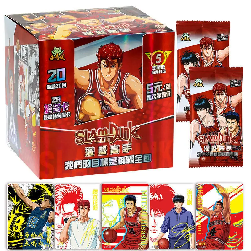 slam-dunk-akagi-takenori-sakuragi-hanamichi-kaede-rukawa-anime-cartoon-figure-signature-hot-stamping-ptr-collection-card-gift