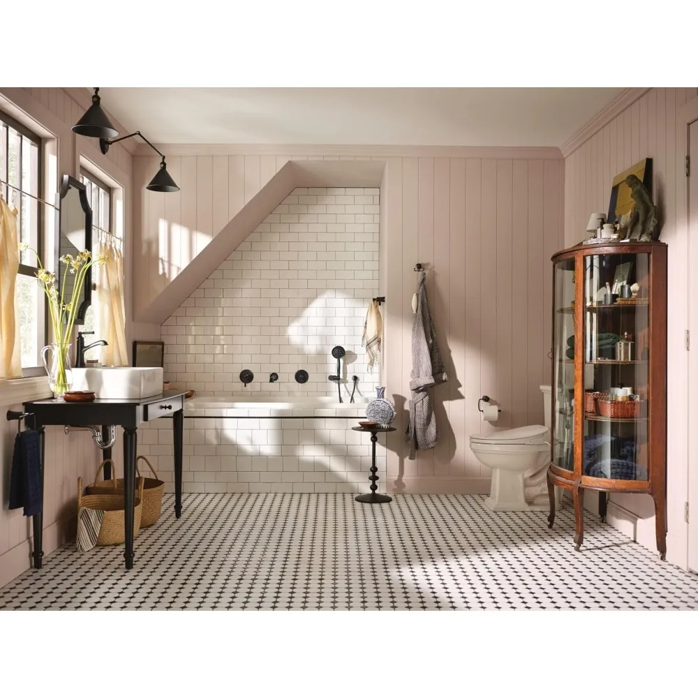 

24-дюймовый матовый черный вешалка для полотенец — современный аксессуар для ванной и кухни с легкой установкой