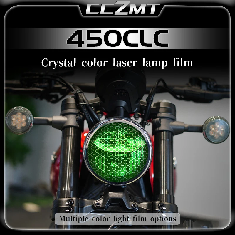 

For CFMOTO 450CLC 450clc headlights tail light protection film honeycomb laser light film accessories modification