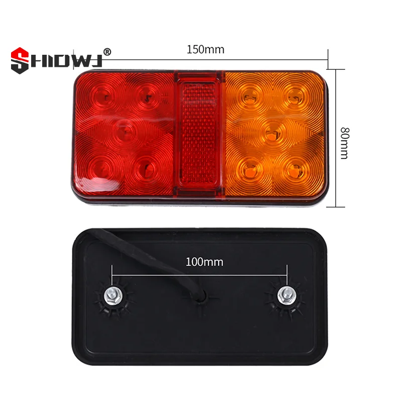 سيارة LED الذيل بدوره إشارة الترا برايت 12/24 فولت الفرامل عكس مصباح لشاحنة بيك اب مقطورة لمبة خلفية مقاوم للماء