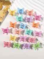 20 Packs Assorted Macaron Color Butterfly Hair Clips Beautiful Mini Butterfly Cute Summer Hair Accessories for Women Girls - Image 2