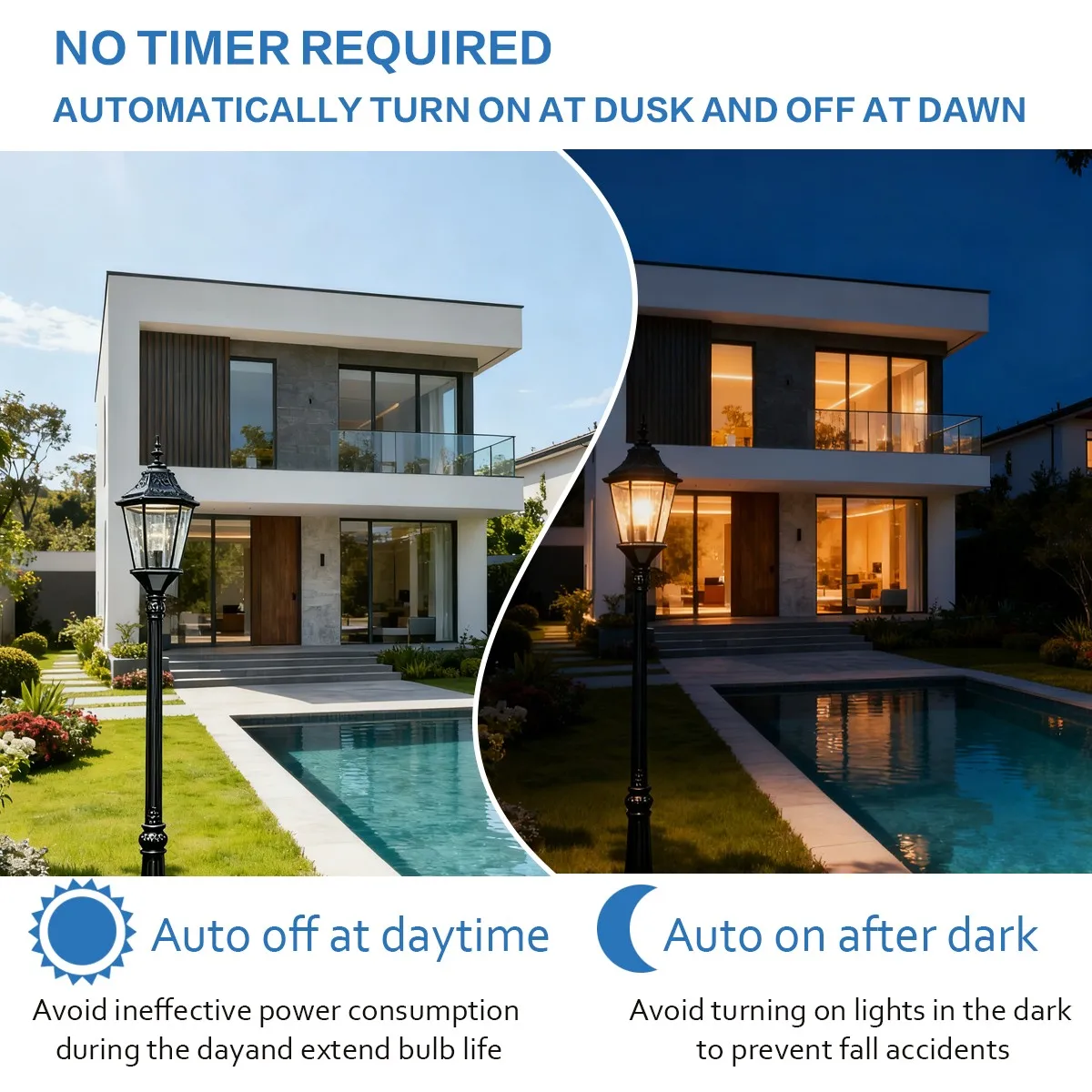 10pcs Auto ON OFF Sensor Light Bulb LED E27 B22 Light Control 10W AC85-265V Day Night Light Patio Porch Smart Lamp for Garden